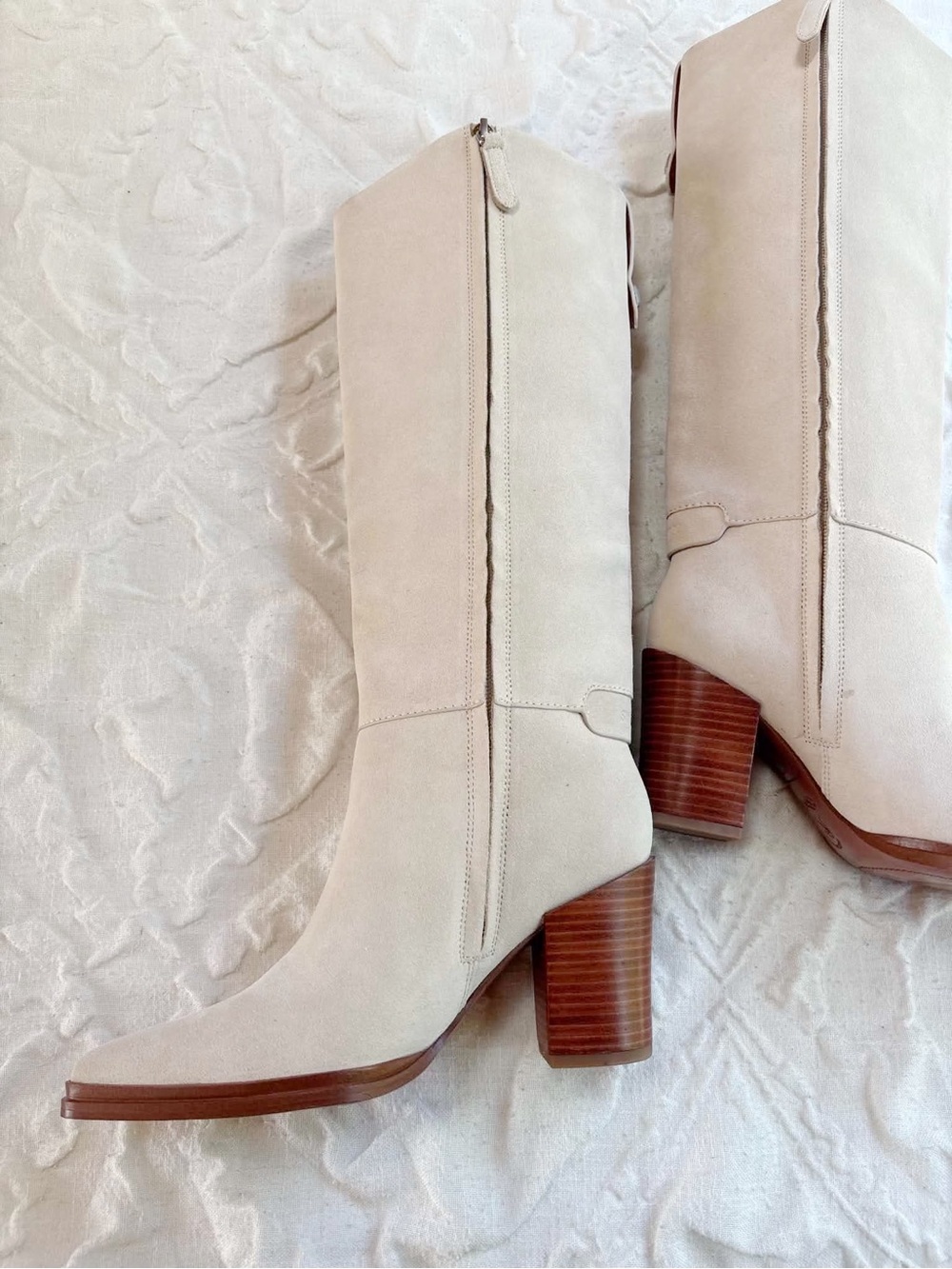 Franco Sarto Jasmine Block Heel Boots Size 6.5 - Picture 11 of 13